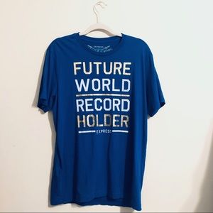 Express Future World Record Holder Tee sz L